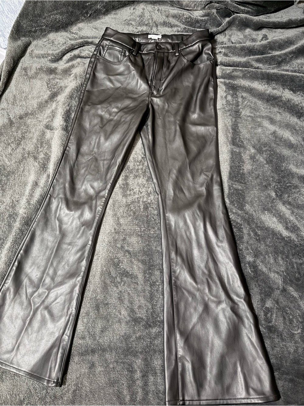 Good American faux leather pants